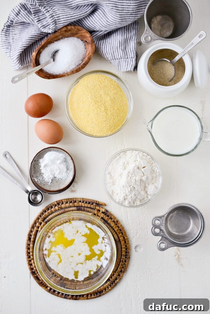 Classic Golden Cornbread 3 Deliciously simple cornbread, perfect for any meal.
