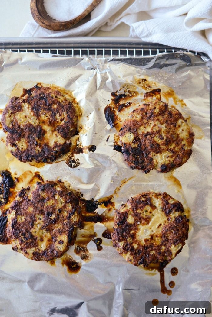 Effortless Weeknight Turkey Burgers 8 Broiled turkey burgers with cheese