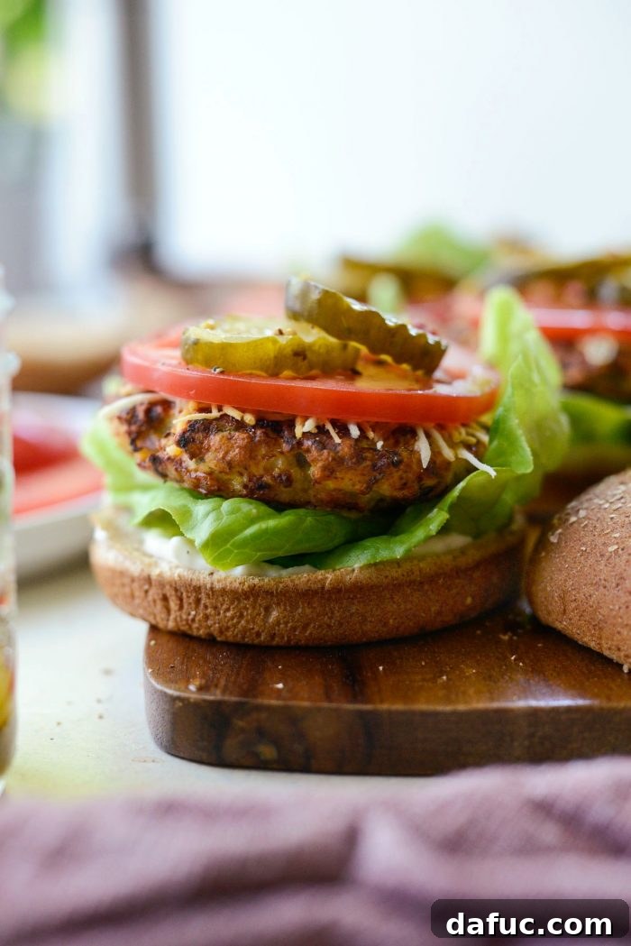 Effortless Weeknight Turkey Burgers 10 Finished weeknight turkey burgers