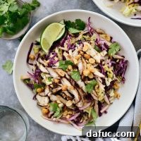 Vibrant Grilled Thai Chicken Salad 21 Plated Grilled Thai Chicken Salad