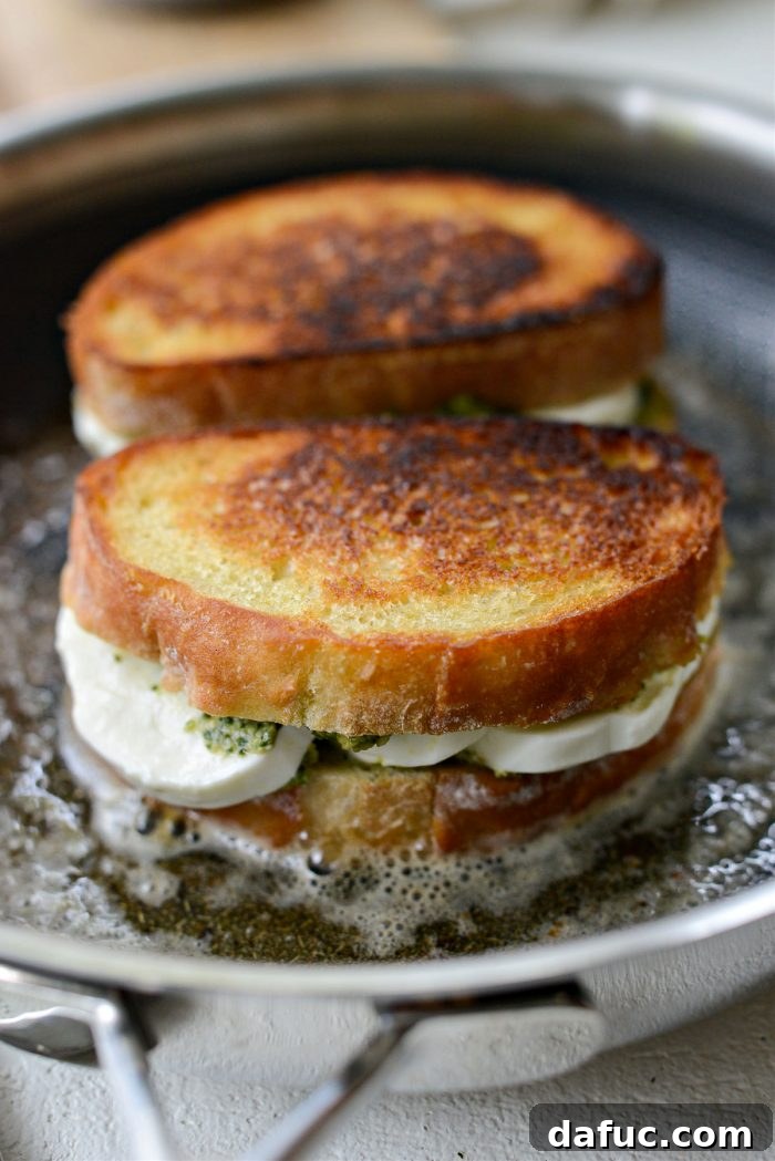 add more butter and turn each sandwich