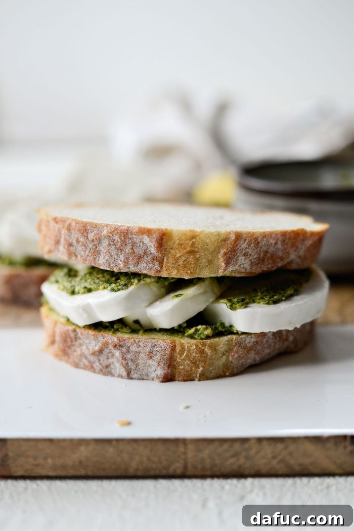top with second slice of bread