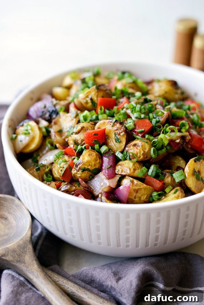 Tuck's potato salad, beautifully presented with a sprinkle of green onion.