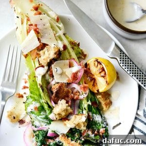 Grilled Romaine Salad, a perfect summer dish