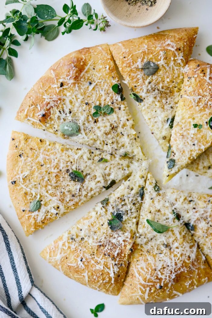 Roman Cheese and Pepper Pizza 2 Cacio e Pepe Pizza on a pizza stone, ready to be served