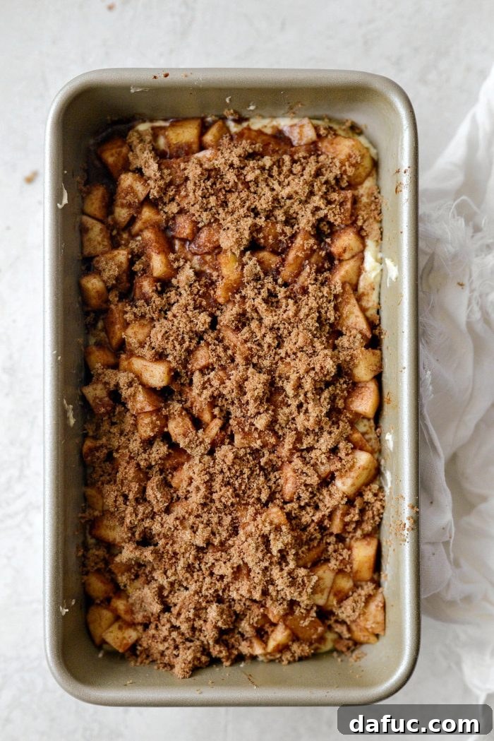Cinnamon Apple Fritter Bread 18 Dutch Apple Fritter Bread baking in the oven