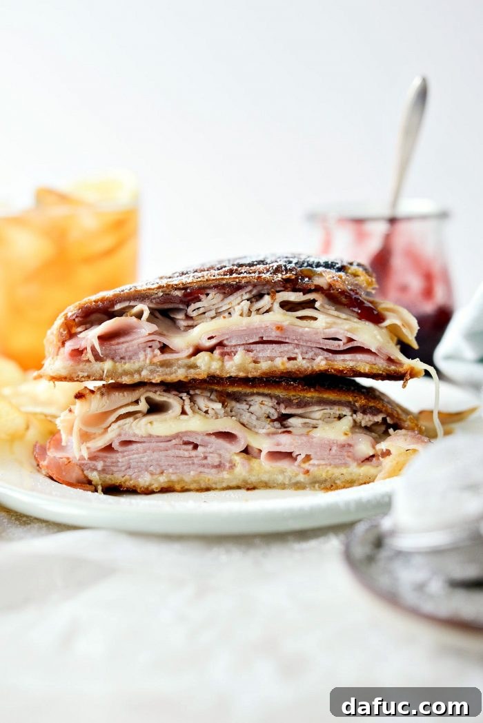 Monte Cristo Croissant Melt 3 Delicious Monte Cristo Croissant Panini