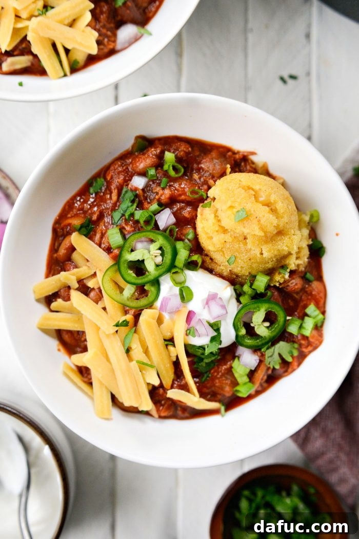 Fireside Smoky Pulled Pork Chili 2 Smoky Pulled Pork Chili, a hearty meal made from leftover smoked pork
