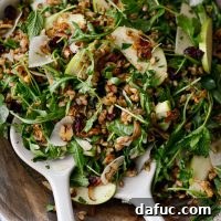 Winter Farro Salad with Fried Shallots