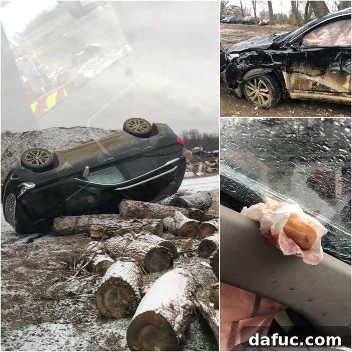Malloree's Car Accident - Black Ice Incident and Family Gratitude