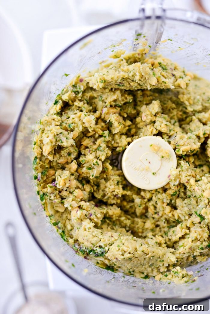 Air-Fried Falafel Perfection 8 pulse until finely ground.