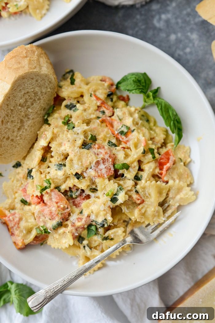 Blistered Tomato Feta Pasta 2 Baked Feta Pasta with Burst Cherry Tomatoes, a delicious viral pasta dish