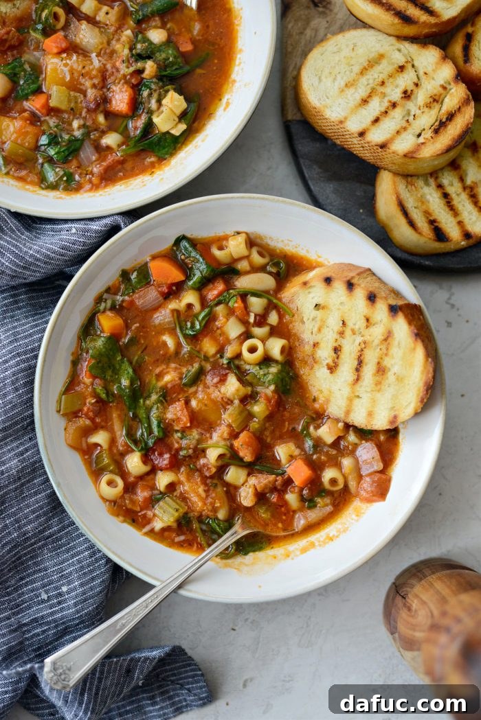Ina Garten's Cozy Winter Minestrone 23 Close-up of Ina Garten's Winter Minestrone