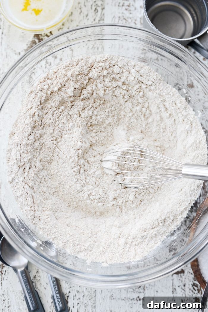 Hearty Irish Hearth Bread 6 Dry ingredients for Irish Soda Bread thoroughly whisked together