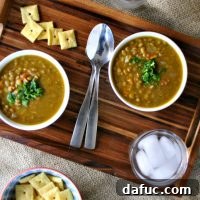 Hearty Vegetarian Lentil Soup