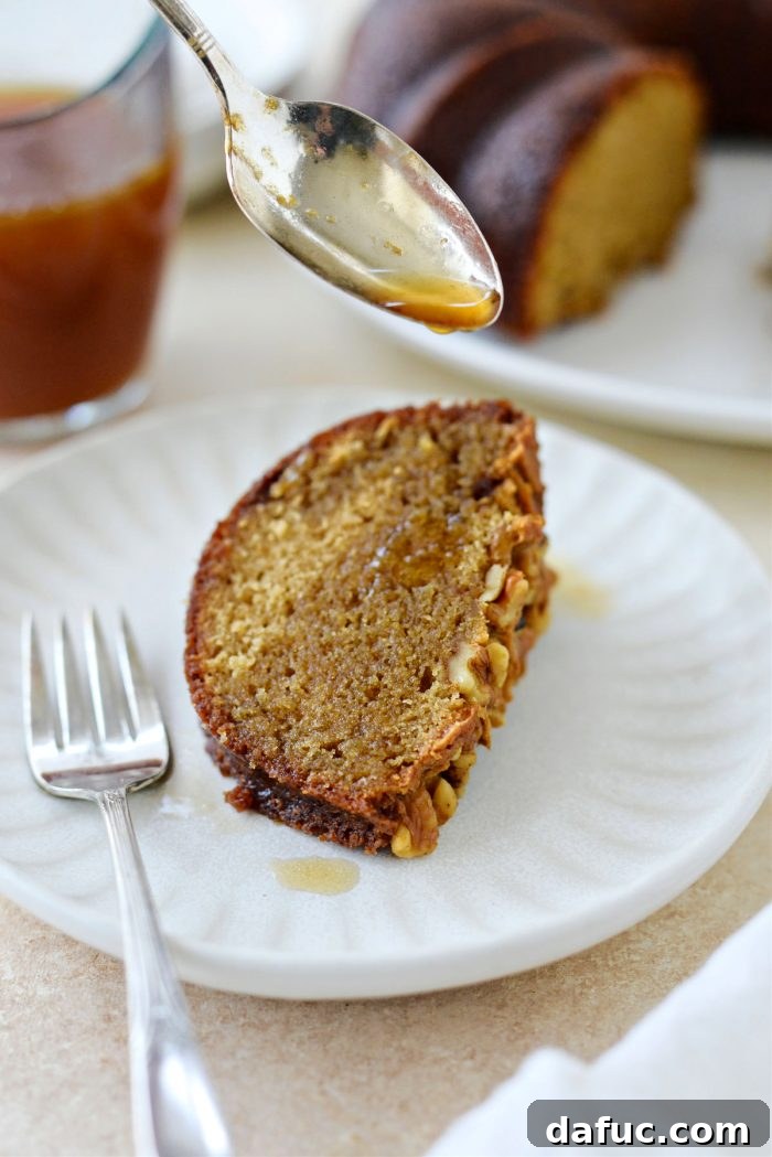 Emerald Isle Whiskey Cake 23 A neatly sliced Irish Whiskey Cake ready for serving