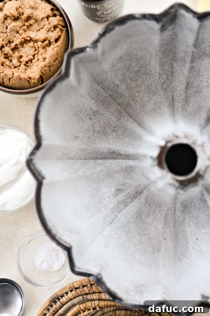 Emerald Isle Whiskey Cake 5 Bundt pan thoroughly buttered and floured for cake batter