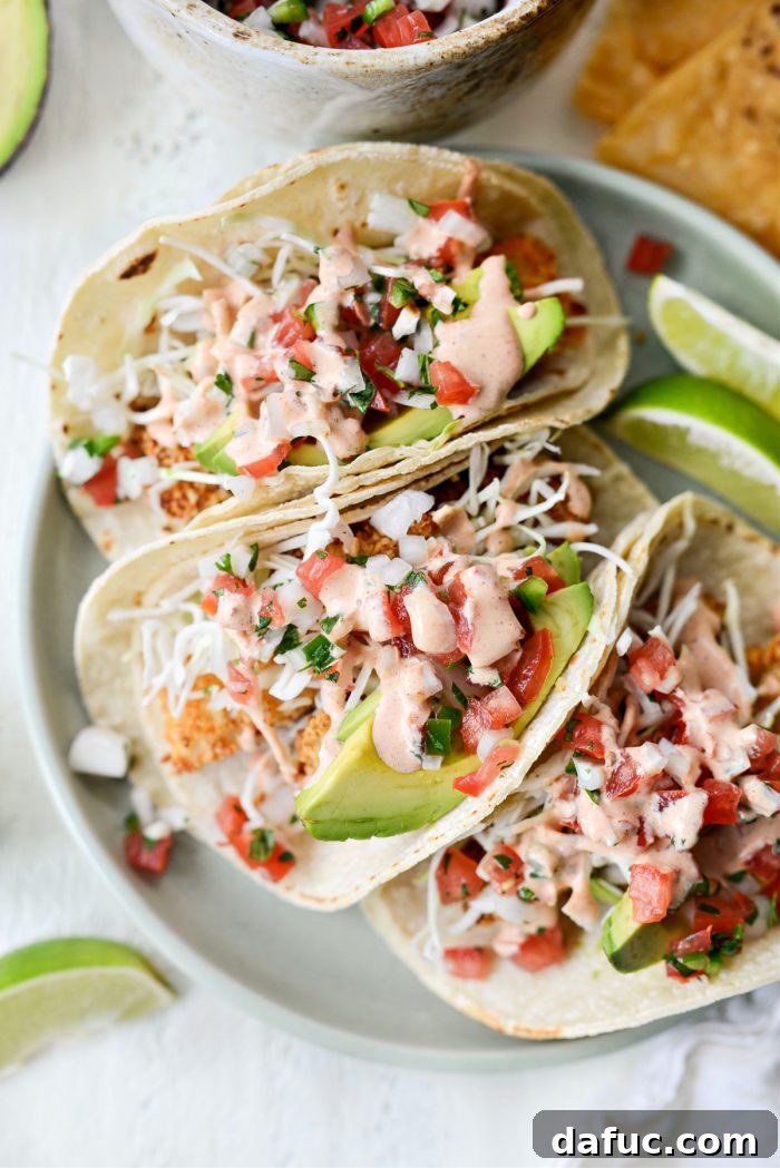 Crispy Air-Fried Baja Fish Tacos 21 Air Fryer Baja Fish Tacos