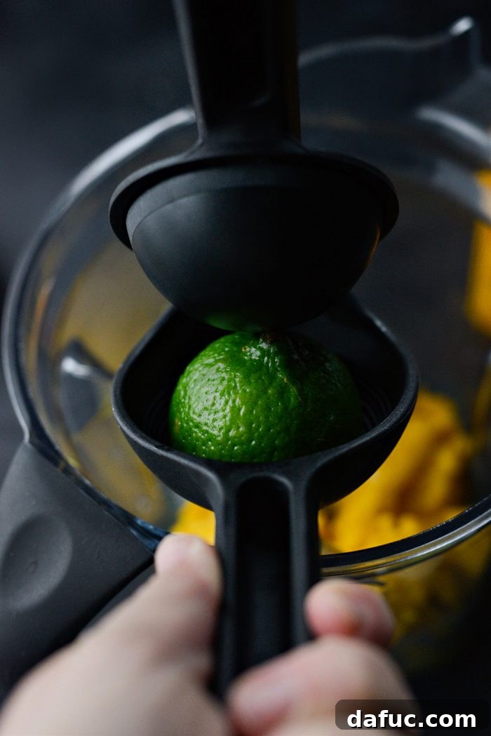 Smoked Mango Swirl 14 lime juice
