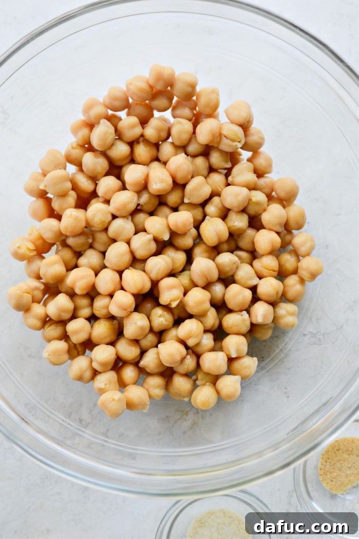 1 can chickpeas drained and rinsed in a colander