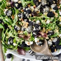 Blackberry Hazelnut Spring Salad
