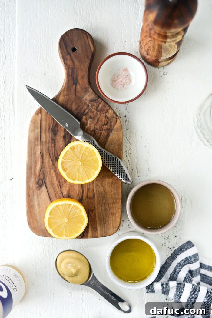 Ingredients for dressing
