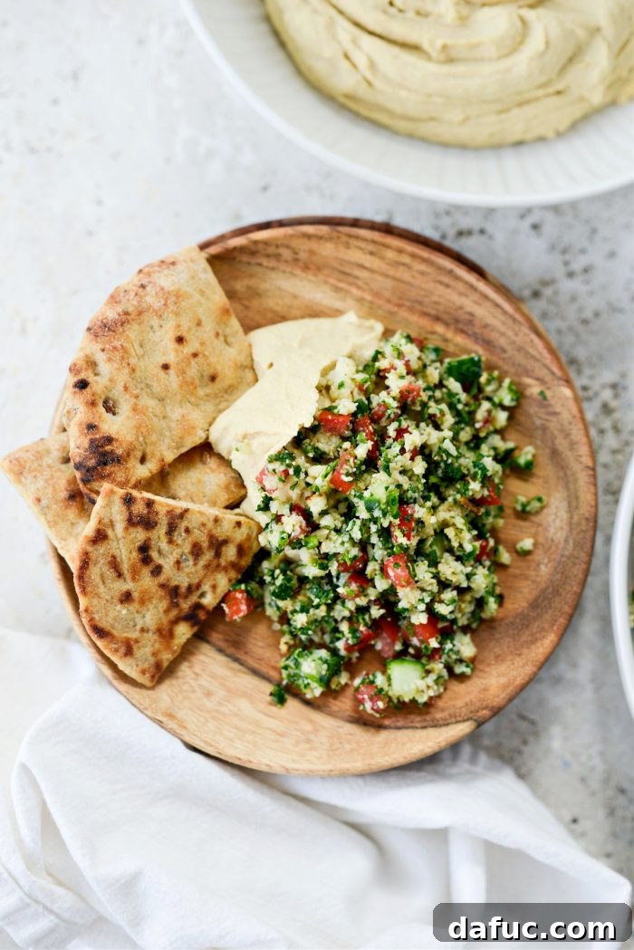 Golden Roasted Cauliflower Tabbouleh 17 Another beautiful shot of Roasted Cauliflower Tabbouleh