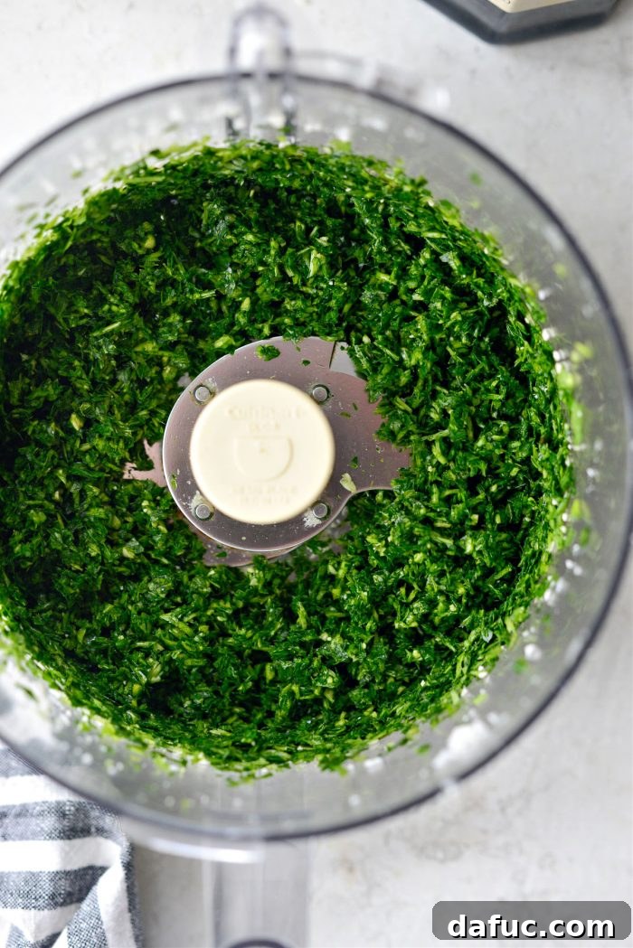 Golden Roasted Cauliflower Tabbouleh 8 Finely minced herbs, green onion, and garlic for the tabbouleh