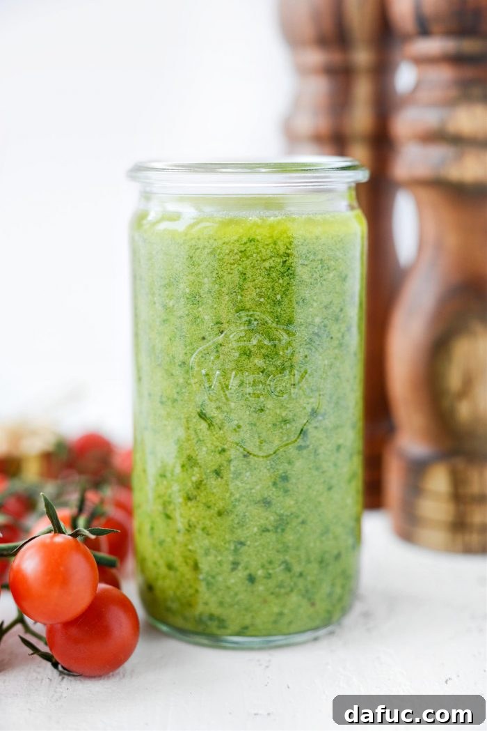 homemade pesto