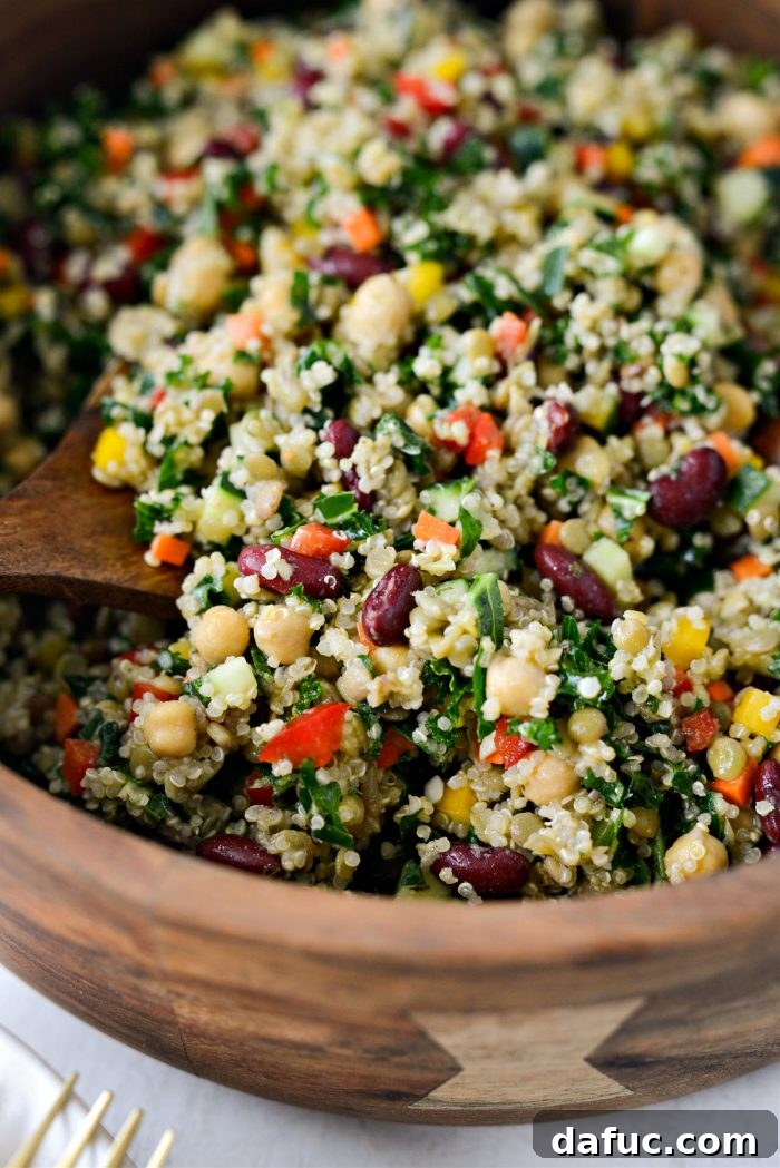 Final Presentation of Confetti Picnic Salad