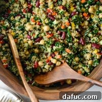 Marinated Confetti Picnic Salad in a small bowl