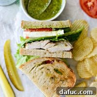 Turkey Pesto Sandwich