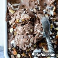 No-Churn Heavenly Hash Ice Cream