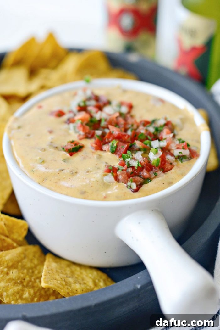 Irresistible Smoked Chile Queso 3 Smoked Chile Con Queso