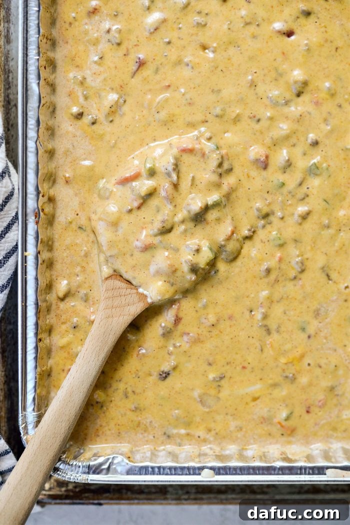 Irresistible Smoked Chile Queso 25 add more half and half if needed
