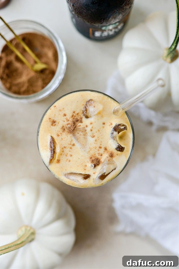 Fall's Creamy Pumpkin Brew 3 Pumpkin Cream Cold Brew Coffee - layers of flavor