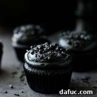 Dark Velvet Delights 32 Black Velvet Cupcakes