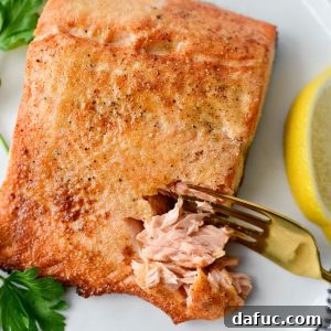 Beautifully cooked Air Fryer Salmon