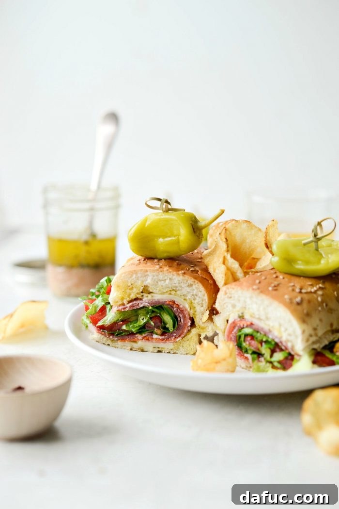 Zesty Italian Heroes 16 Italian Sub Sandwich on white plate