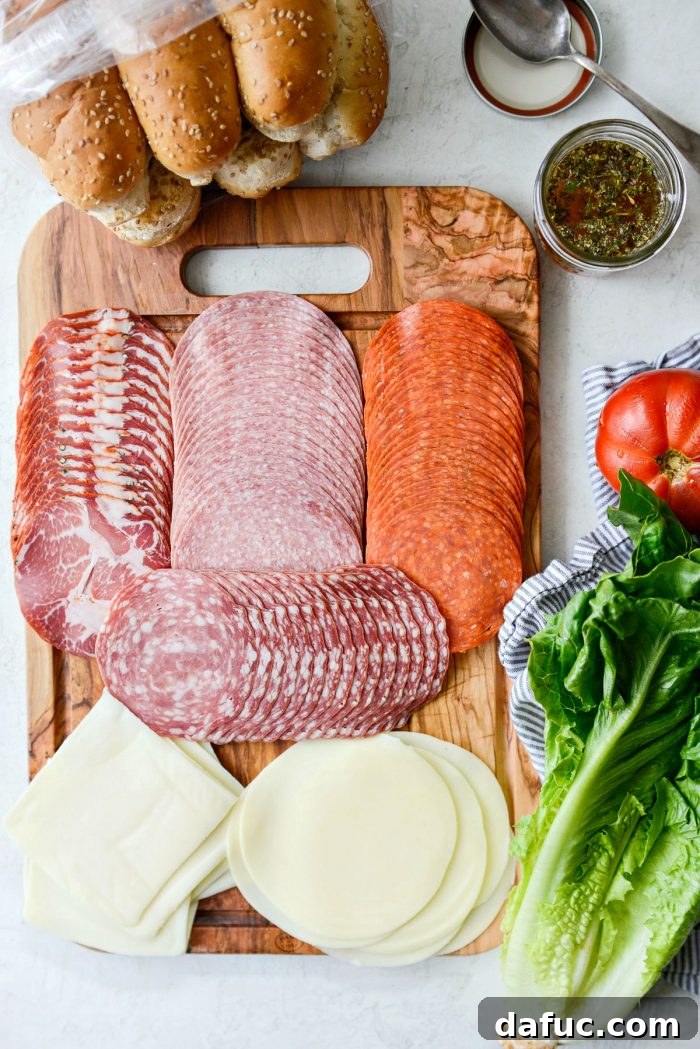 Zesty Italian Heroes 3 italian sub sandwich ingredients