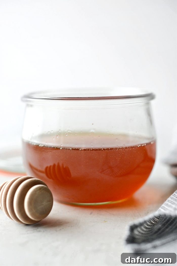 Sweet Heat Garlic Honey 17 A jar of homemade Garlic Hot Honey