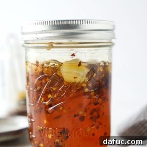 Homemade Garlic Hot Honey