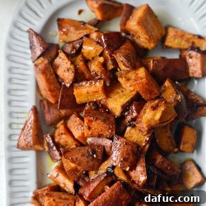 Thumbnail image for Cinnamon Roasted Hot Honey Sweet Potatoes recipe