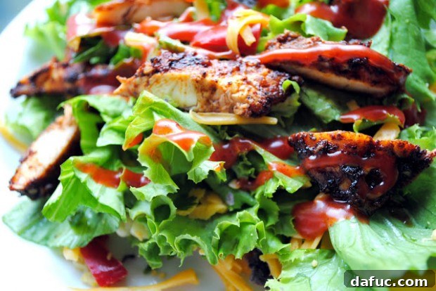 Grilled Ancho Chicken Taco Salad