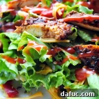 Grilled Ancho Chicken Taco Salad