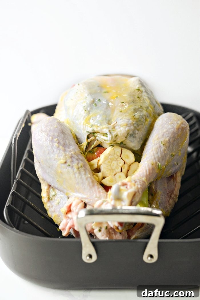 slide turkey in oven