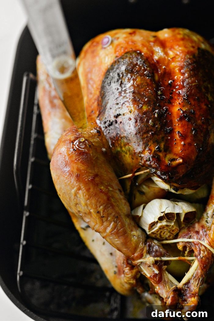 Succulent Apple and Herb Roasted Turkey 16 baste turkey