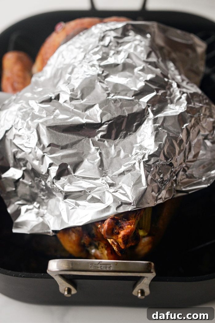 cover with foil if browning too quickly