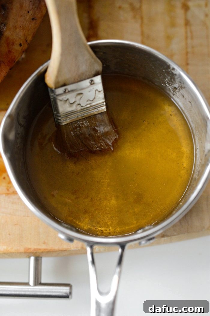 Succulent Apple and Herb Roasted Turkey 20 heat up apple jelly