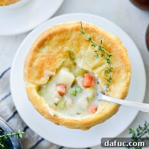 Homemade Chicken Pot Pie, a delicious and comforting dish from scratch.